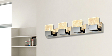 What luminous characters are used in the front door signs